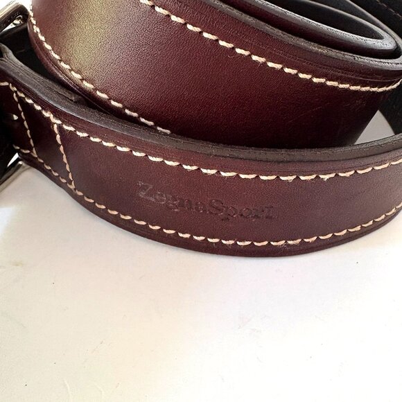 Zegna Sport Men's Leather Belt_Size 38 - Picture 4 of 8